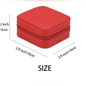NEW! One Red one Purple  Jewelry Travel Box! Never used